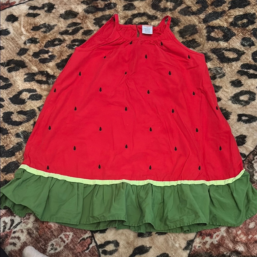 Gymboree Red and Green Watermelon Dress